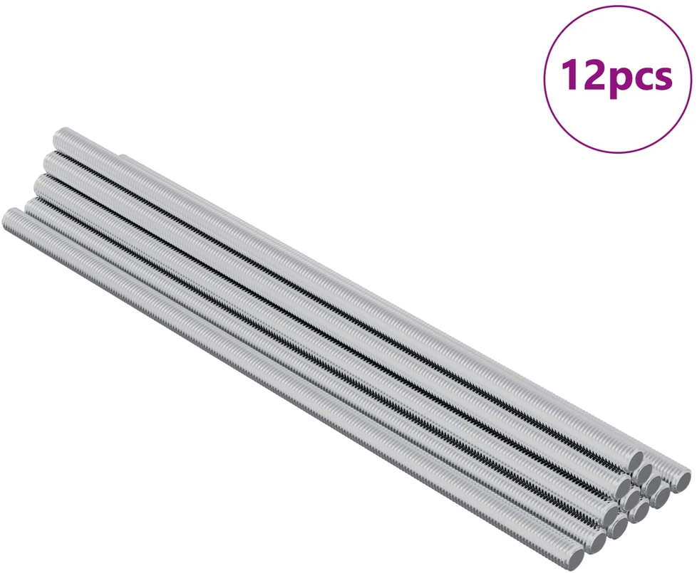 Srieginis strypas 12 vnt. Sidabrinė 6 x 170 mm Plienas