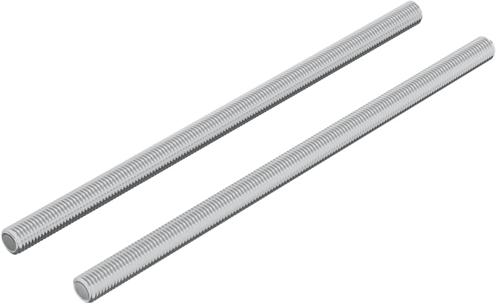 Srieginis strypas 2 vnt. Sidabrinė 6 x 120 mm Plienas