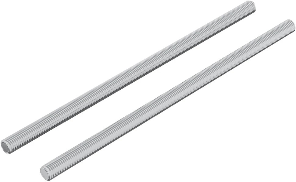 Srieginis strypas 2 vnt. Sidabrinė 6 x 135 mm Plienas
