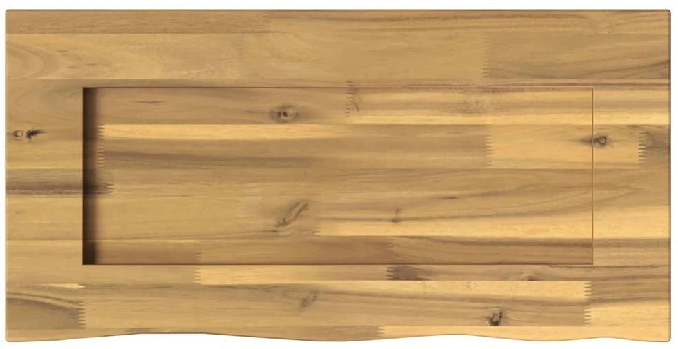 Stačiakampio stalo viršus 90 x 50 x 3,5 cm Stačiakampio Balta