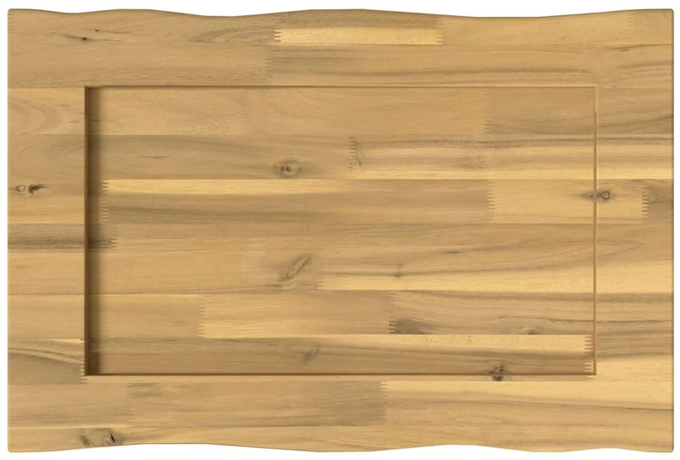Stačiakampio stalo viršus 90 x 50 x 3,5 cm Stačiakampio Balta