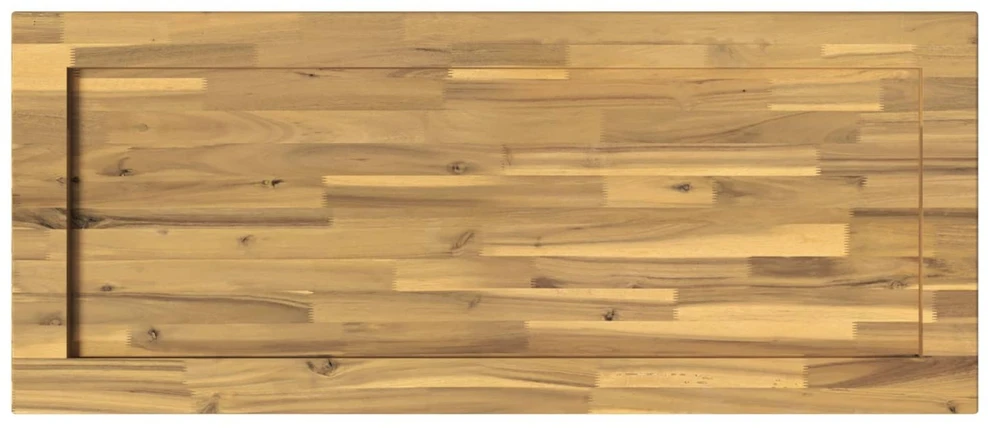 Stačiakampio stalo viršus 90 x 50 x 3,5 cm Stačiakampio Balta