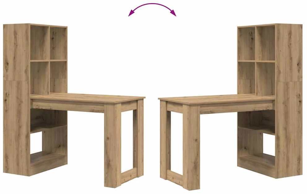 Stalas Amatininkų ąžuolas Apdirbta mediena 122 x 67 x 145 cm