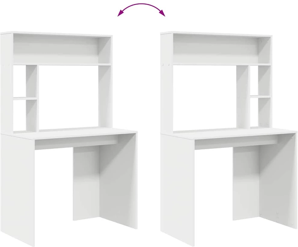 Stalas Balta 91 x 50 x 149 cm Apdirbta mediena
