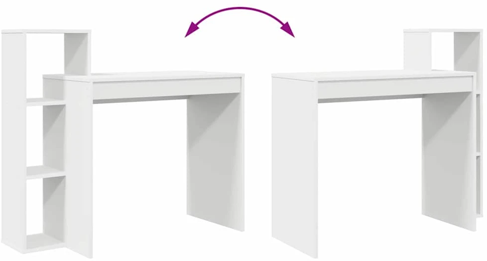 Stalas Balta Apdirbta mediena 100 x 40 x 90 cm