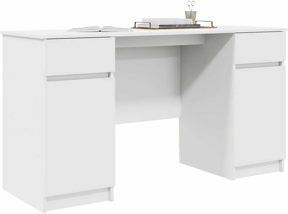 Stalas Balta Apdirbta mediena 140 x 49 x 76 cm