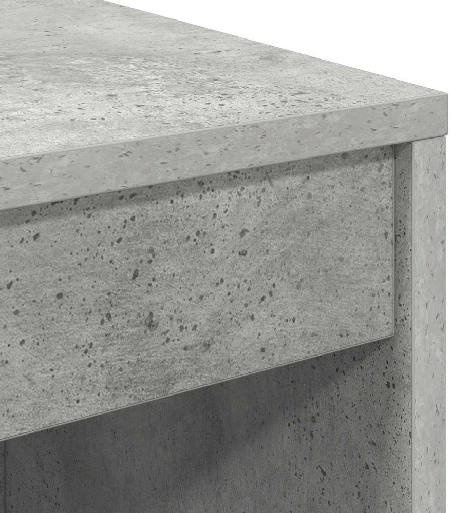 Stalas Betono pilka 125,5 x 40 x 127 cm 2 vnt.