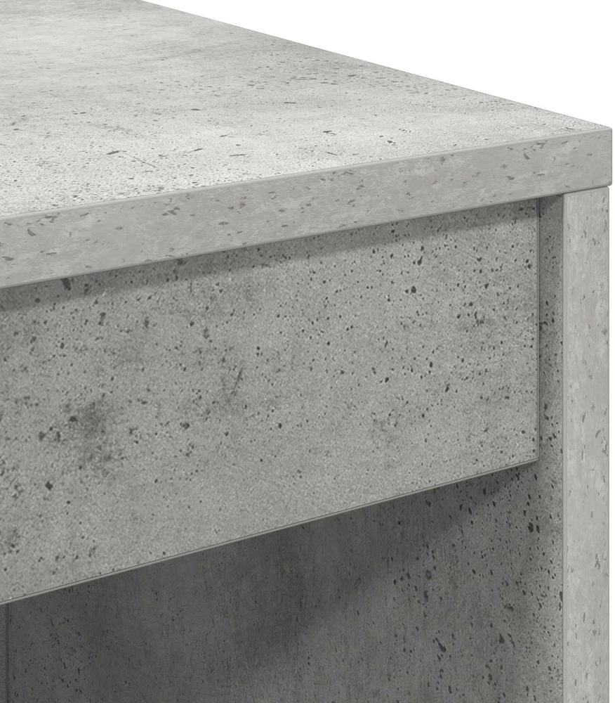 Stalas Betono pilka 135,5 x 40 x 127 cm 2 vnt.
