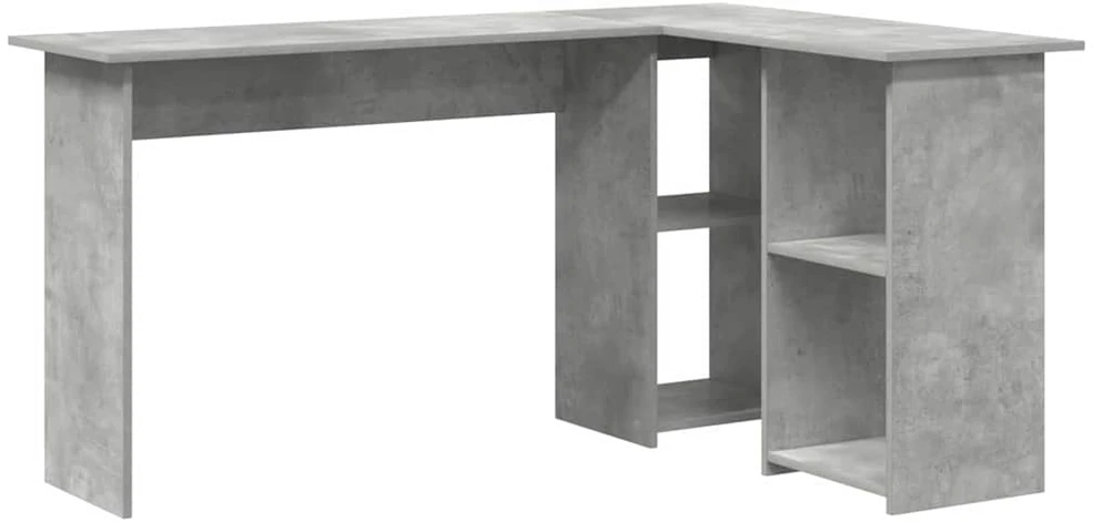 Stalas Betono pilka 142 x 102 x 73 cm Apdirbta mediena