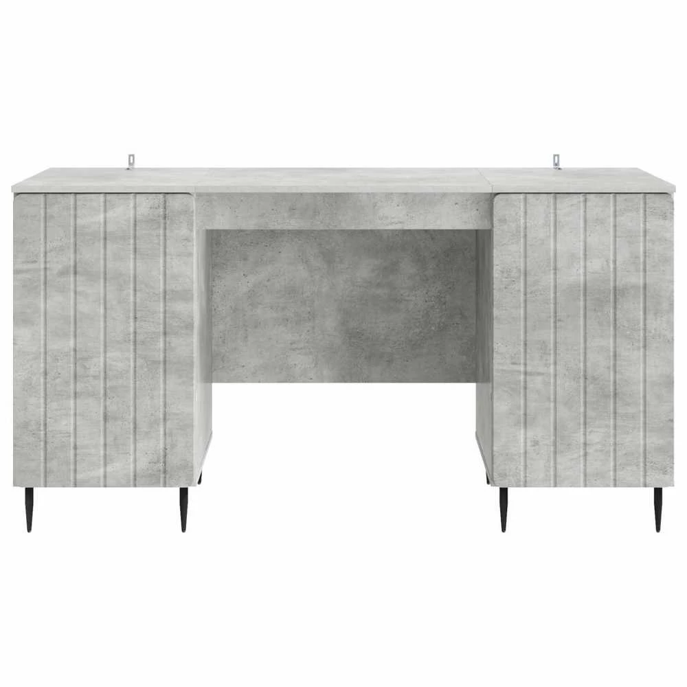 Stalas Betono pilka 142,5 x 50 x 75 cm Apdirbta mediena