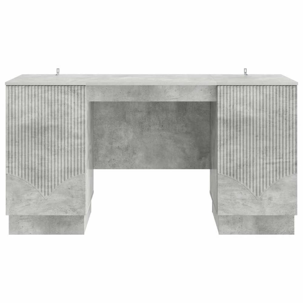Stalas Betono pilka 142,5 x 50 x 75 cm Apdirbta mediena