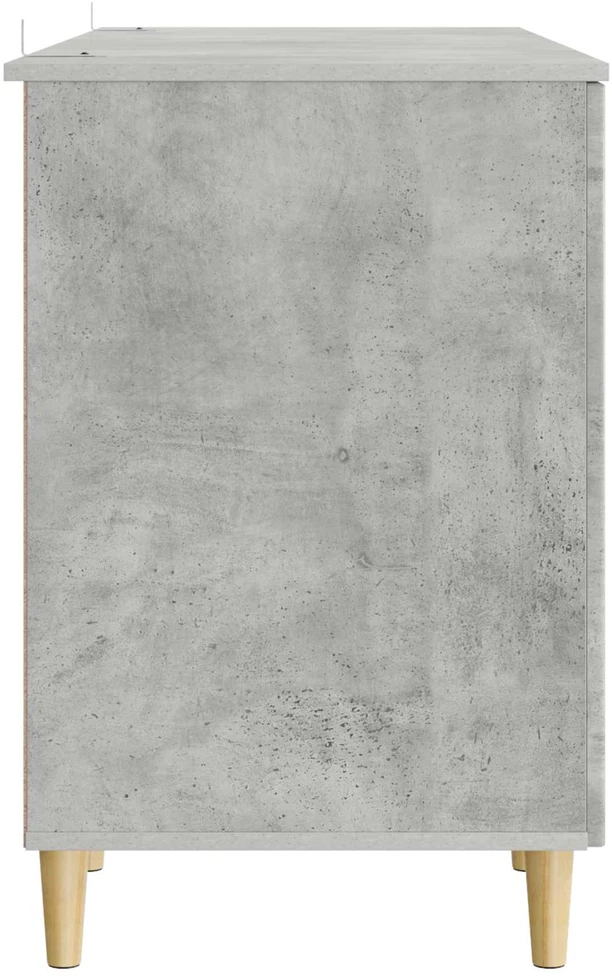Stalas Betono pilka 142,5 x 50 x 75 cm Apdirbta mediena