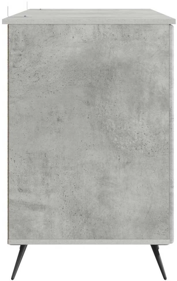 Stalas Betono pilka 142,5 x 50 x 75 cm Apdirbta mediena
