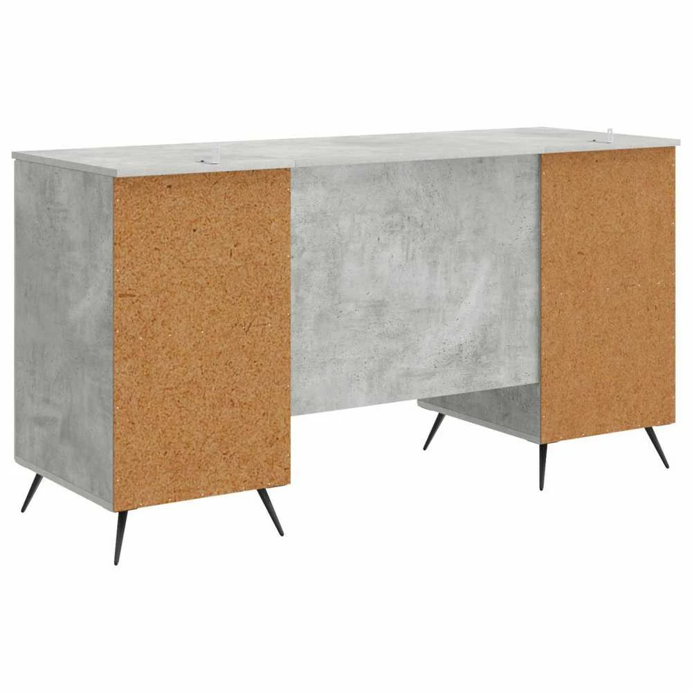 Stalas Betono pilka 142,5 x 50 x 75 cm Apdirbta mediena