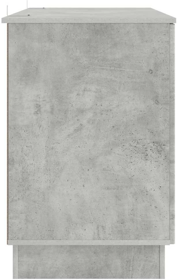 Stalas Betono pilka 142,5 x 50 x 75 cm Apdirbta mediena