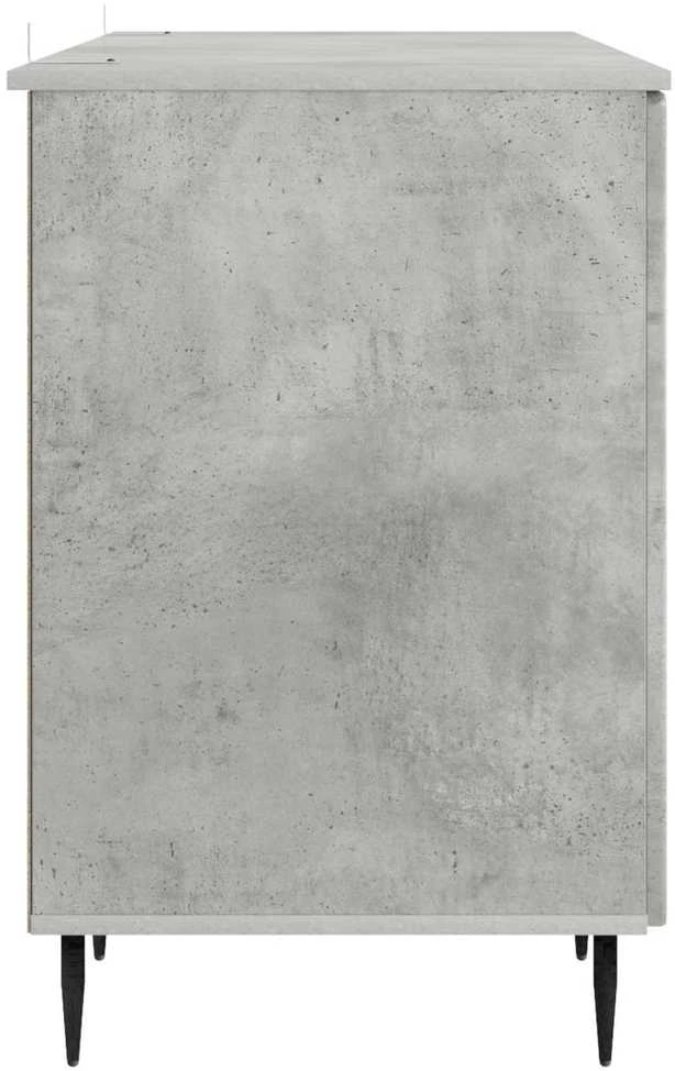 Stalas Betono pilka 142,5 x 50 x 75 cm Apdirbta mediena