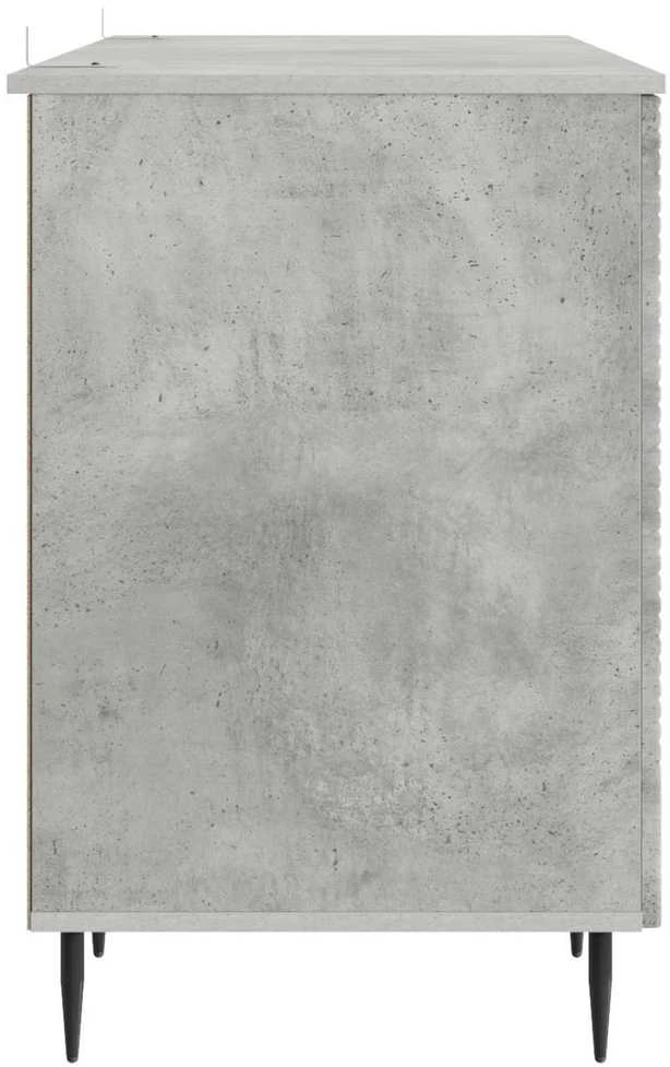 Stalas Betono pilka 142,5 x 50 x 75 cm Apdirbta mediena