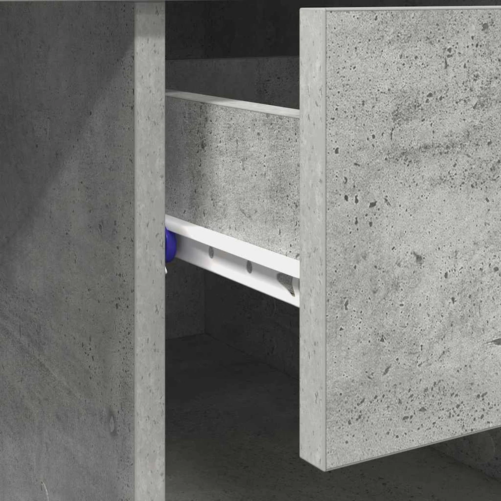 Stalas Betono pilka 90 x 49 x 75 cm Apdirbta mediena