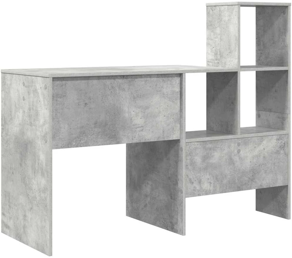 Stalas Betono pilka Apdirbta mediena 131,5 x 50 x 106,5 cm