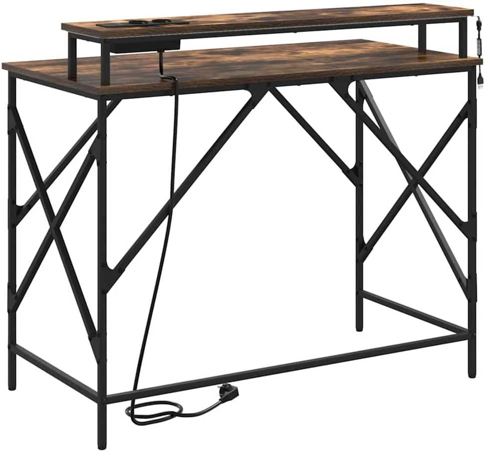 Stalas Rūkyta ąžuolas 100 x 50 x 86,5 cm Apdirbta mediena