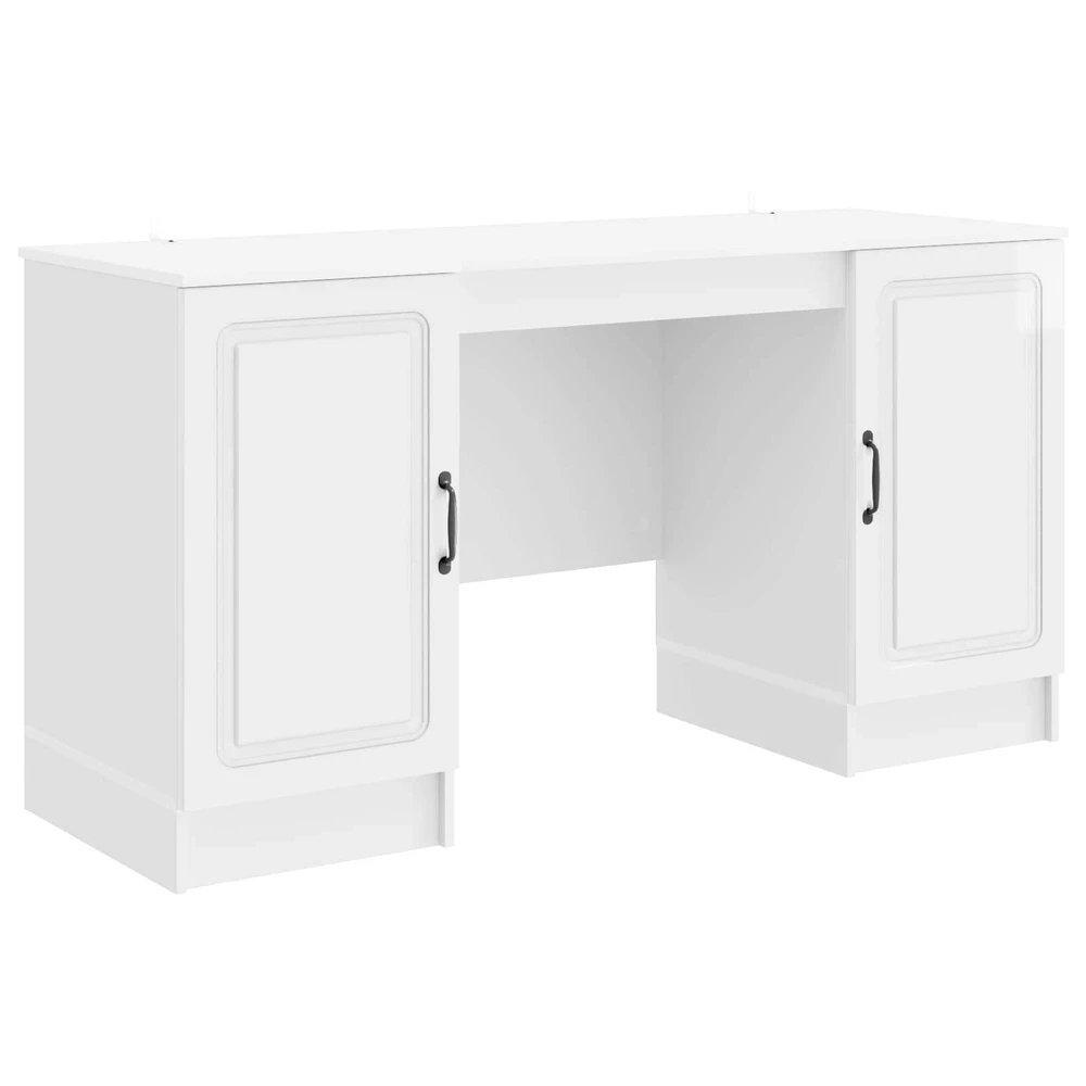 Stalas Itin blizgi balta 142,5 x 50 x 75 cm Apdirbta mediena