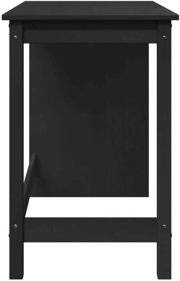 Stalas Juoda 112 x 50 x 75 cm Kietas pušies medis