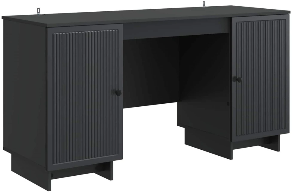 Stalas Juoda Apdirbta mediena 142,5 x 50 x 75 cm