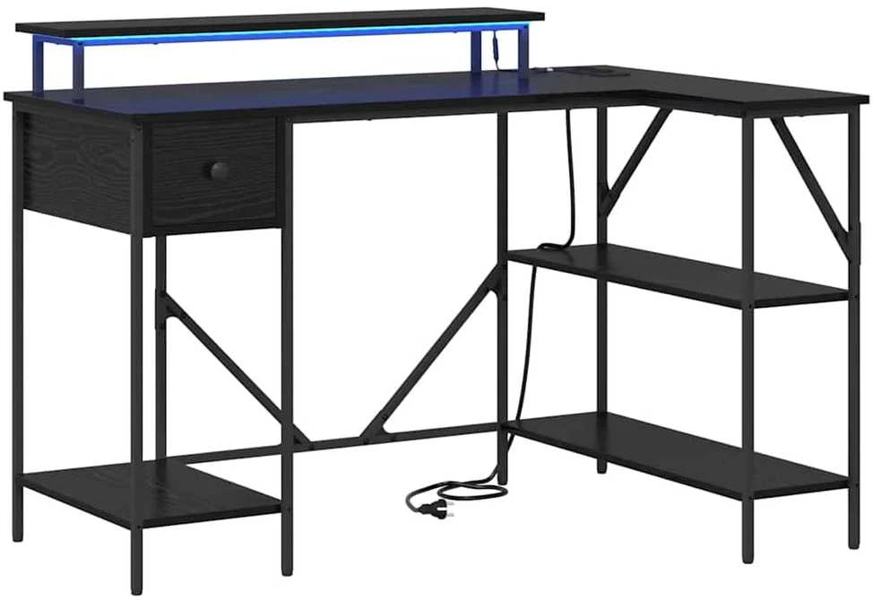 Stalas Juodas ąžuolas 120 x 79 x 86,5 cm Apdirbta mediena