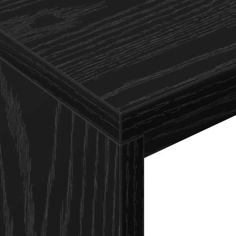 Stalas Juodas ąžuolas Apdirbta mediena 109 x 50 x 78 cm