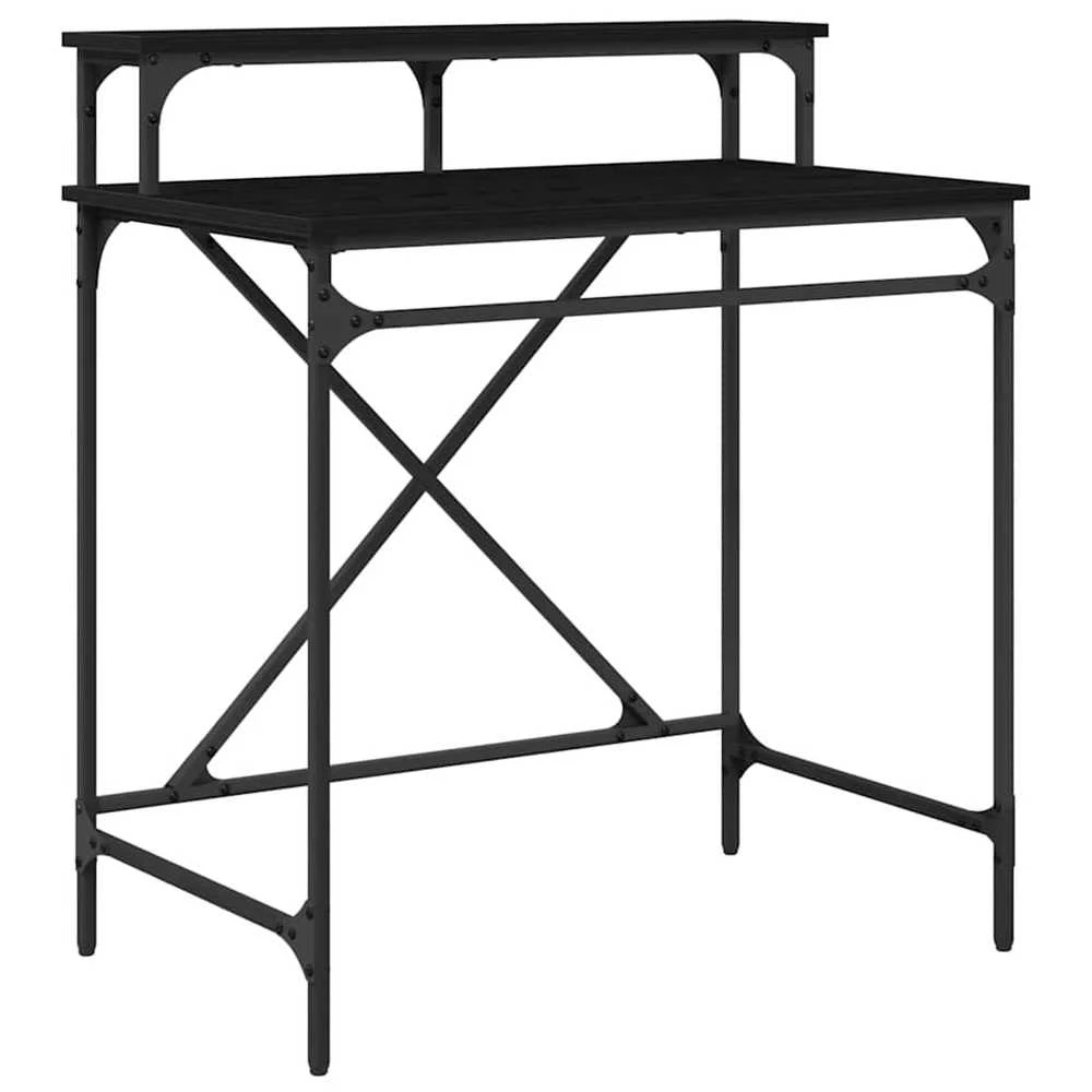Stalas Juodas ąžuolas 80 x 50 x 90 cm Apdirbta mediena