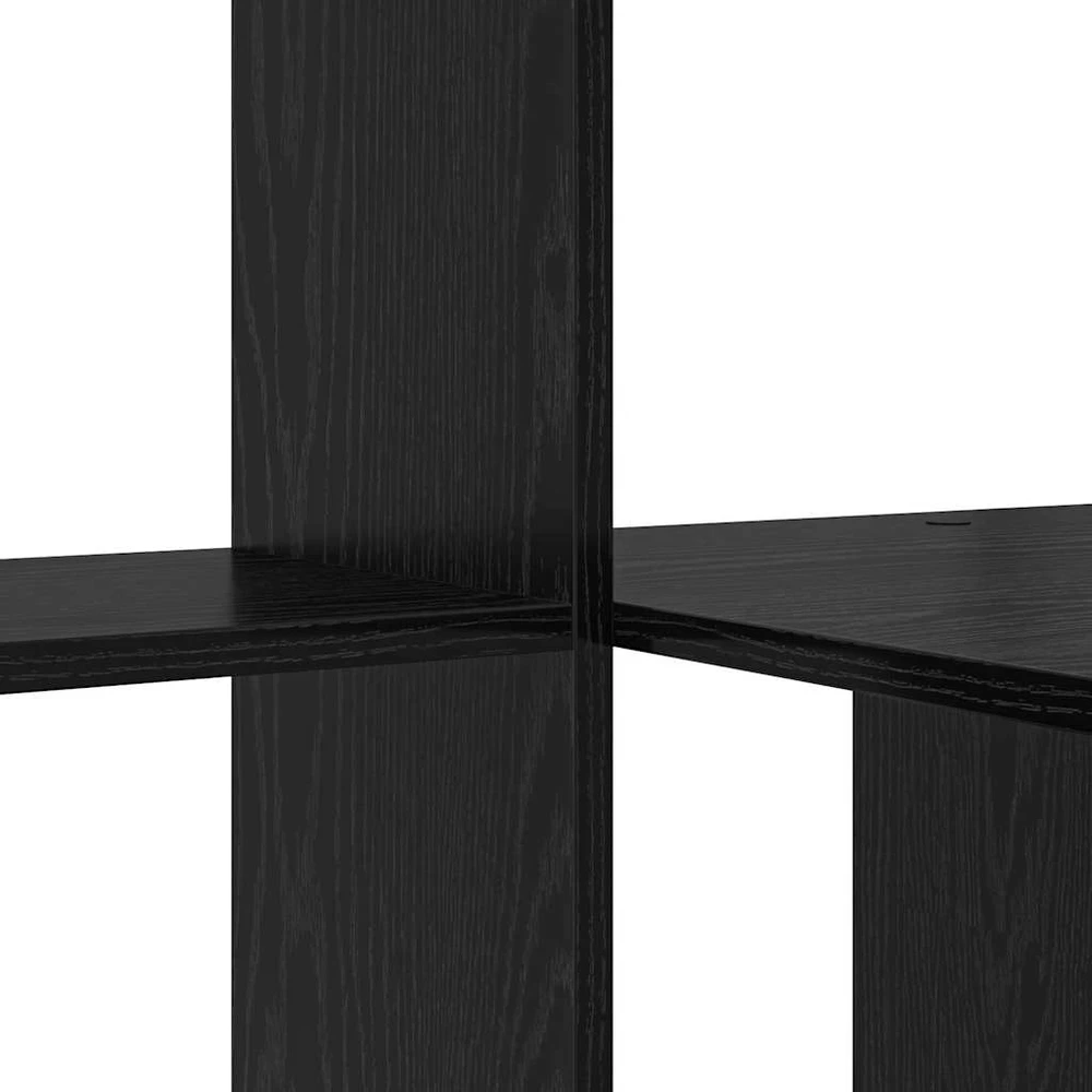 Stalas Juodas ąžuolas Apdirbta mediena 131,5 x 50 x 106,5 cm