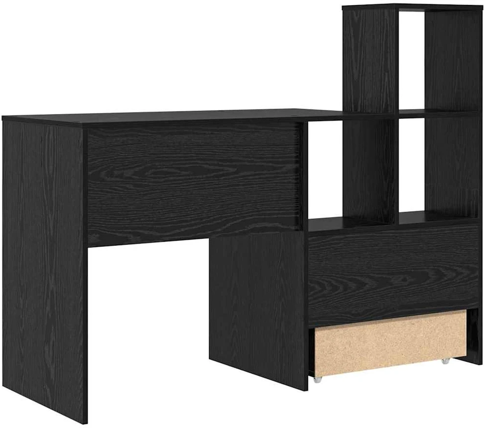 Stalas Juodas ąžuolas Apdirbta mediena 131,5 x 50 x 106,5 cm