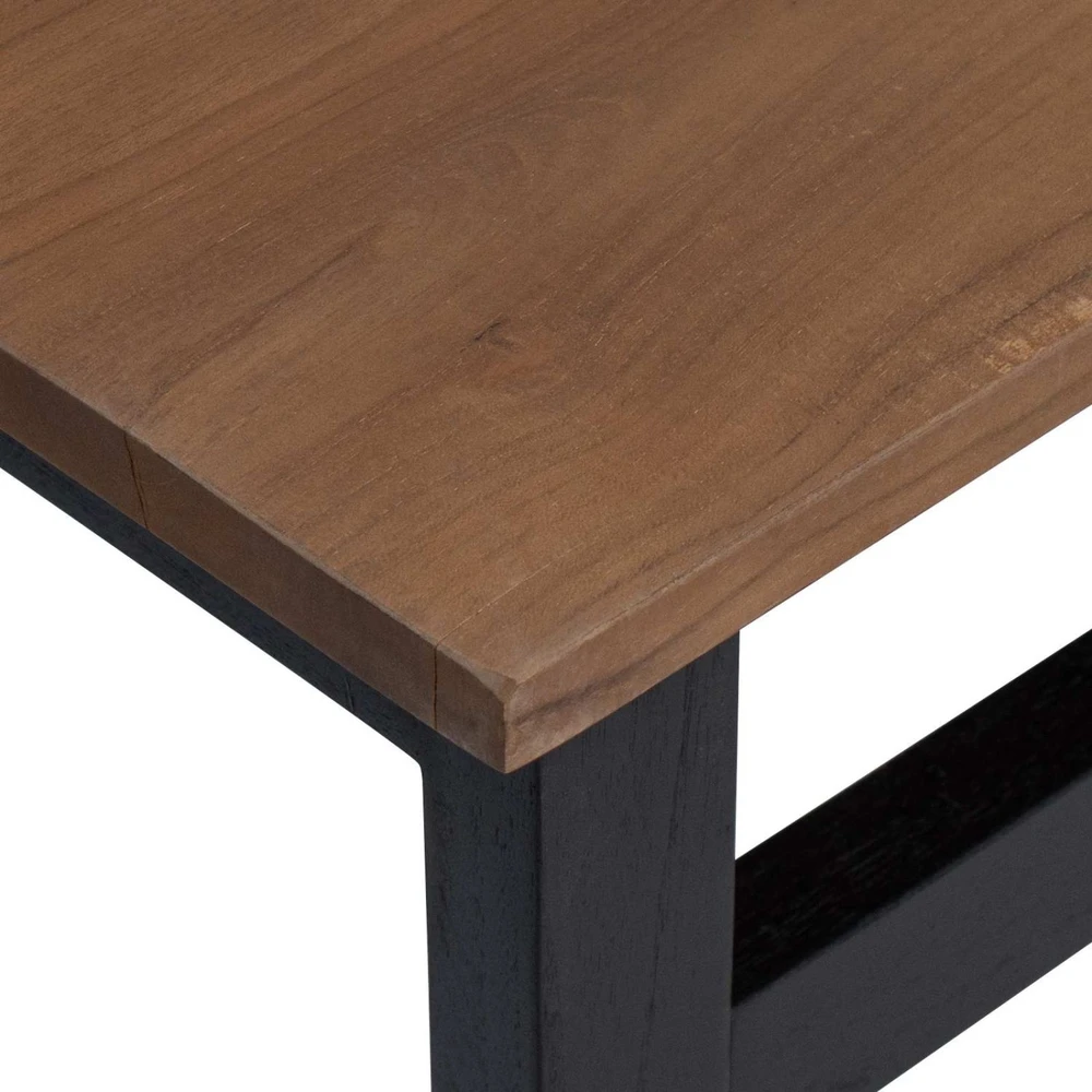 Stalas Natūrali Kieto teka medžio 100 x 45 x 75cm