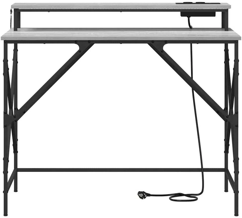 Stalas Pilkas Sonoma 100 x 50 x 86,5 cm Apdirbta mediena