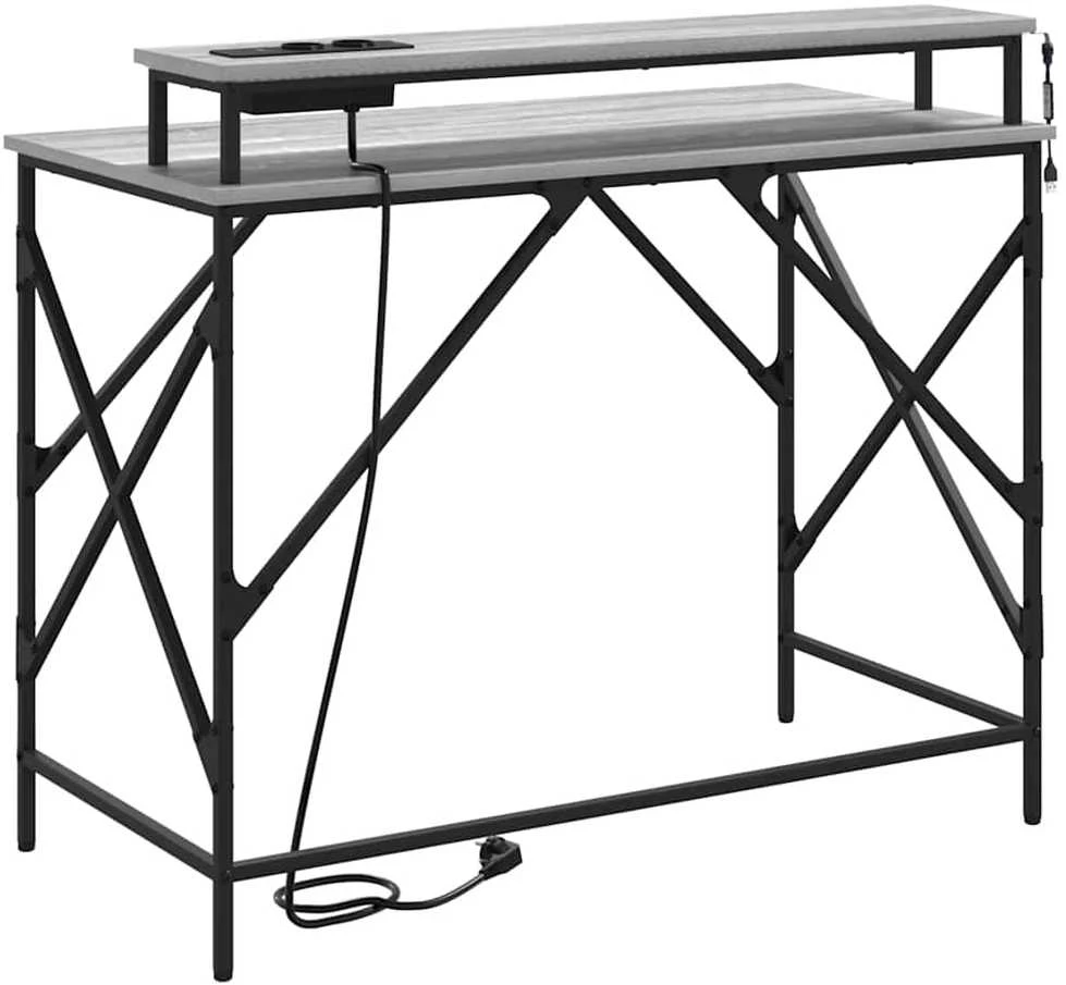 Stalas Pilkas Sonoma 100 x 50 x 86,5 cm Apdirbta mediena