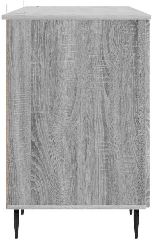 Stalas Pilka sonoma ąžuolo 142,5 x 50 x 75 cm Apdirbta mediena