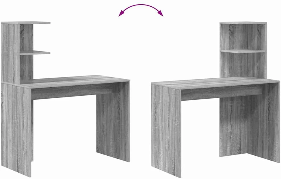 Stalas Pilkas Sonoma 102 x 50 x 124 cm Apdirbta mediena