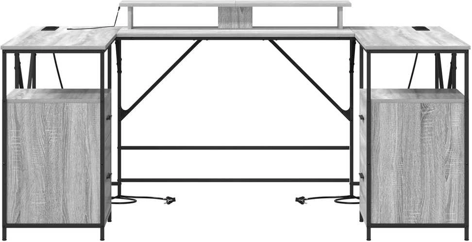 Stalas Pilkas Sonoma Apdirbta mediena 182 x 101 x 87,5 cm