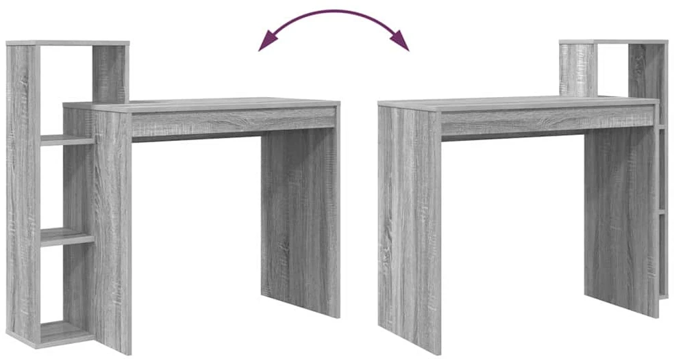 Stalas Pilkas Sonoma Apdirbta mediena 100 x 40 x 90 cm
