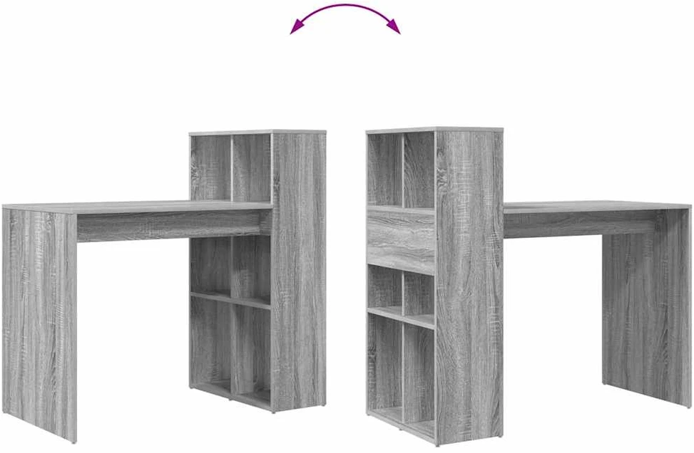 Stalas Pilkas Sonoma Apdirbta mediena 108 x 55 x 103.5 cm