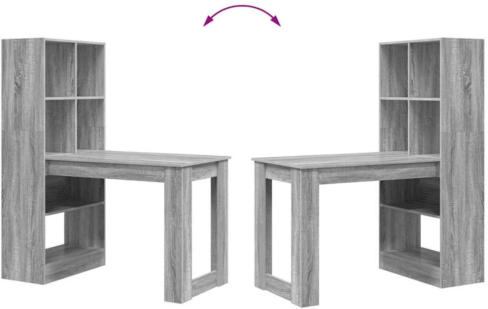Stalas Pilkas Sonoma Apdirbta mediena 122 x 67 x 145 cm