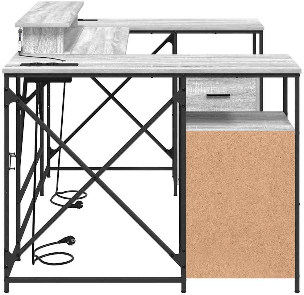 Stalas Pilkas Sonoma Apdirbta mediena 182 x 101 x 87,5 cm
