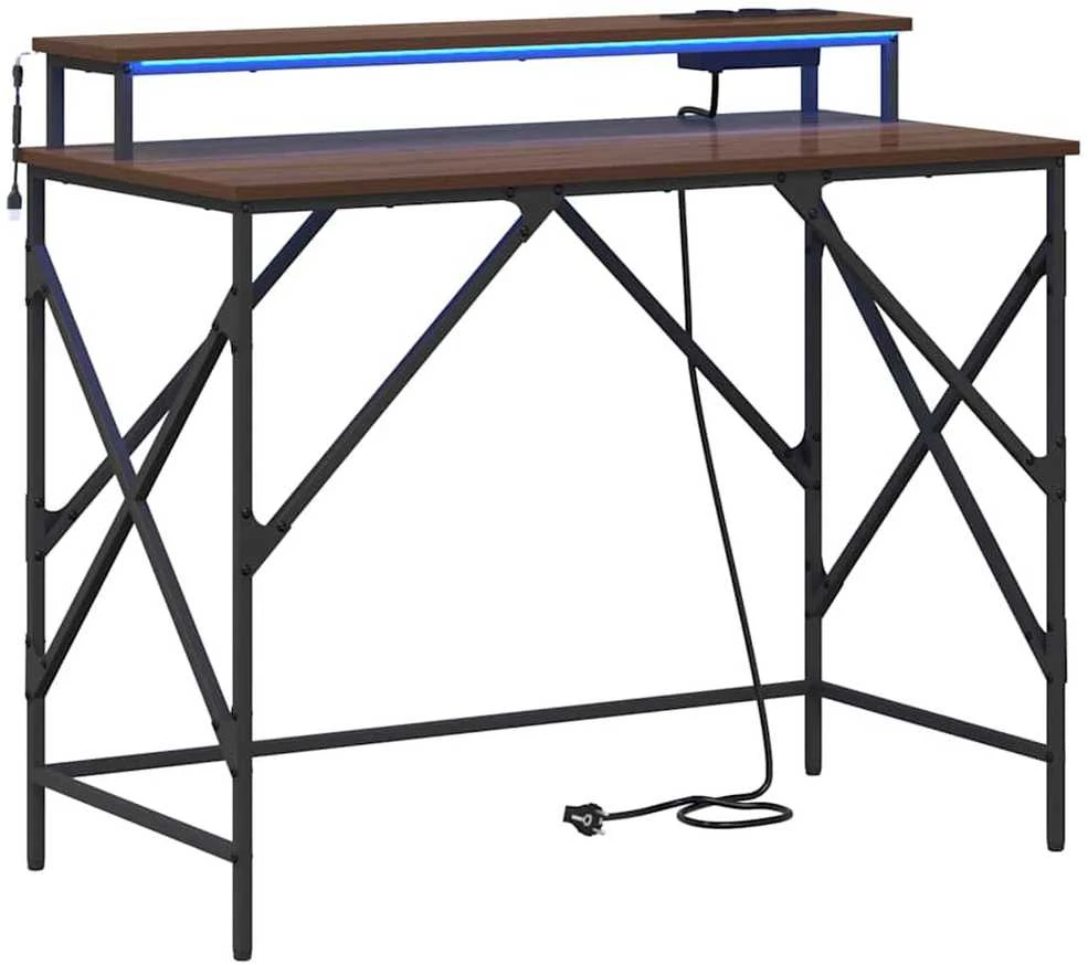 Stalas Rudas ąžuolas 100 x 50 x 86,5 cm Apdirbta mediena