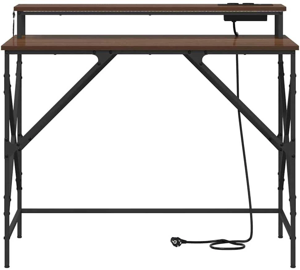 Stalas Rudas ąžuolas 100 x 50 x 86,5 cm Apdirbta mediena