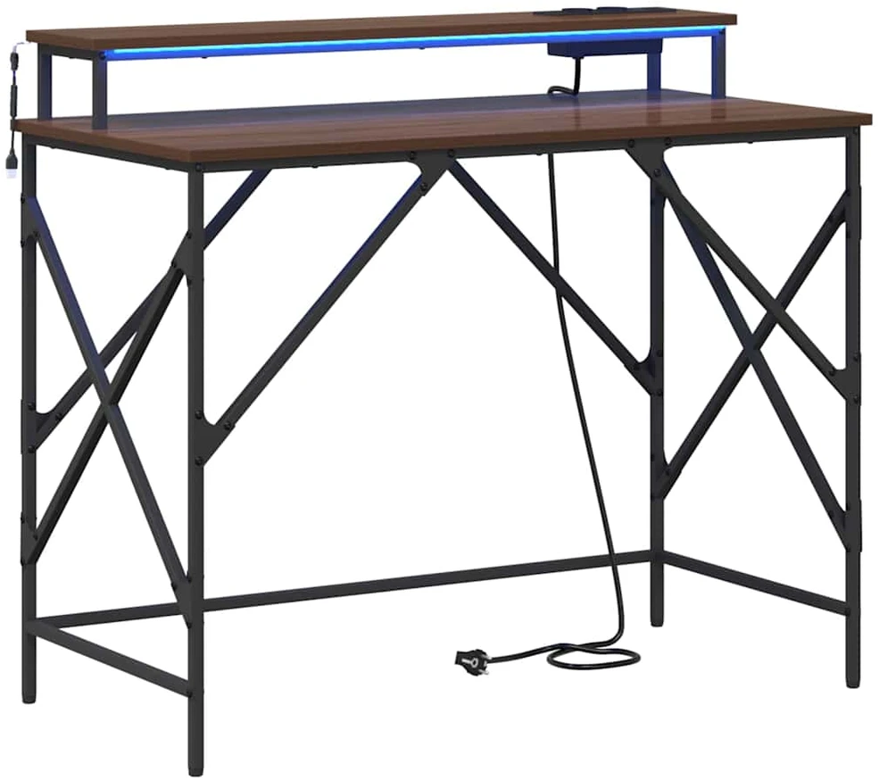 Stalas Rudas ąžuolas 100 x 50 x 86,5 cm Apdirbta mediena