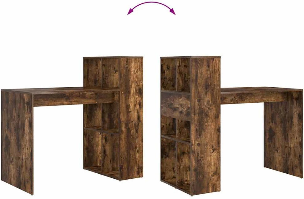 Stalas Rūkyta ąžuolas Apdirbta mediena 108 x 55 x 103.5 cm