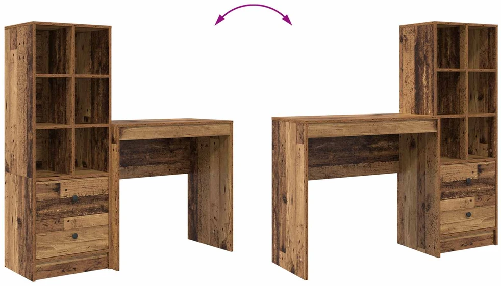 Stalas Senas medis 125,5 x 40 x 127 cm 2 vnt.