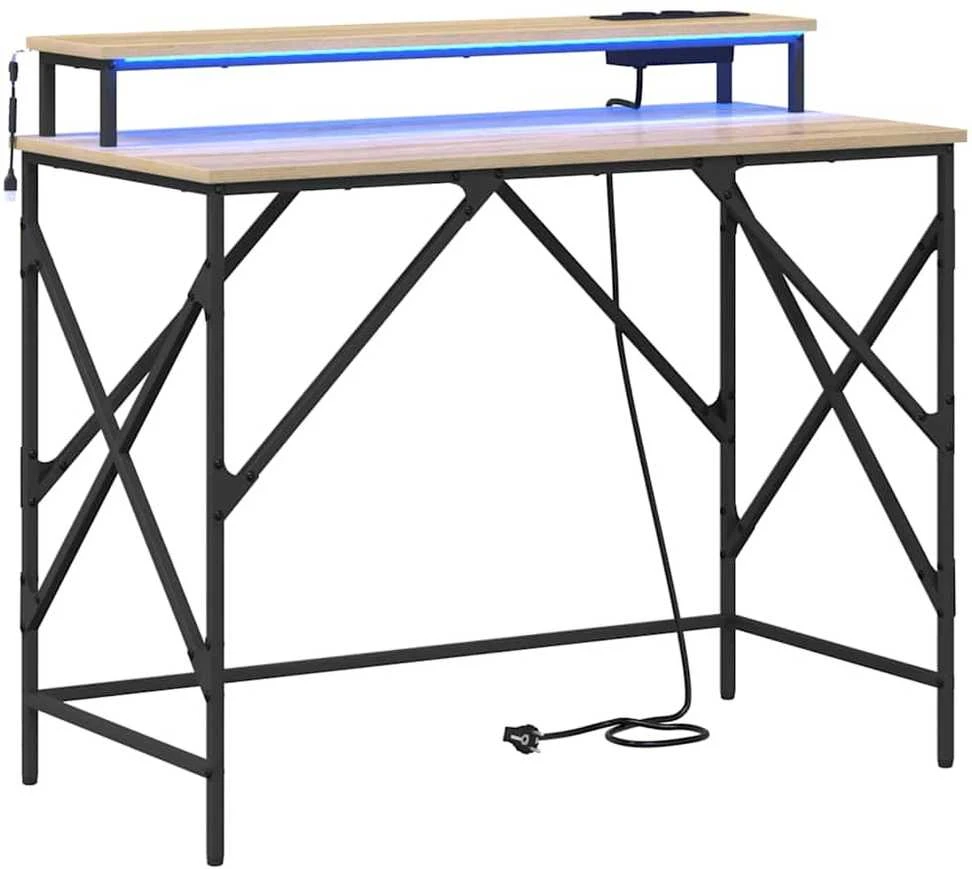 Stalas Sonoma ąžuolas 100 x 50 x 86,5 cm Apdirbta mediena