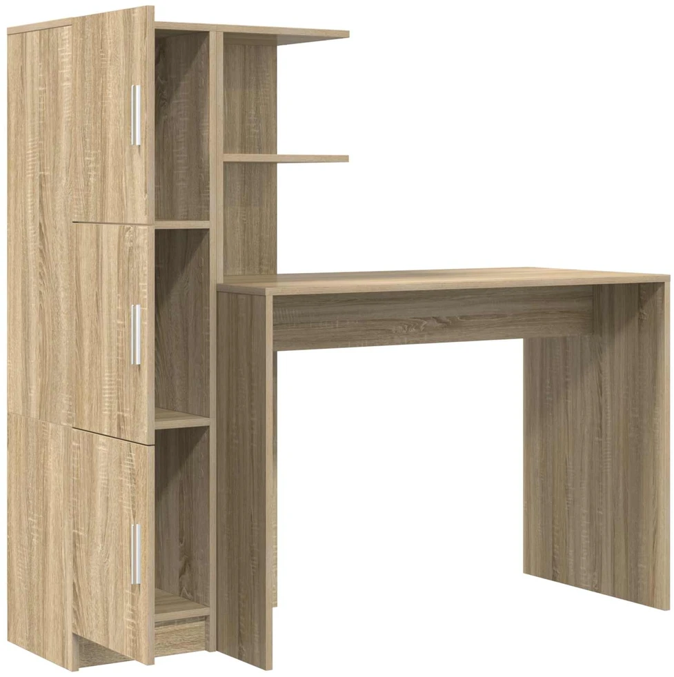 Stalas Sonoma ąžuolas 133.5 x 50 x 124 cm 2 vnt.
