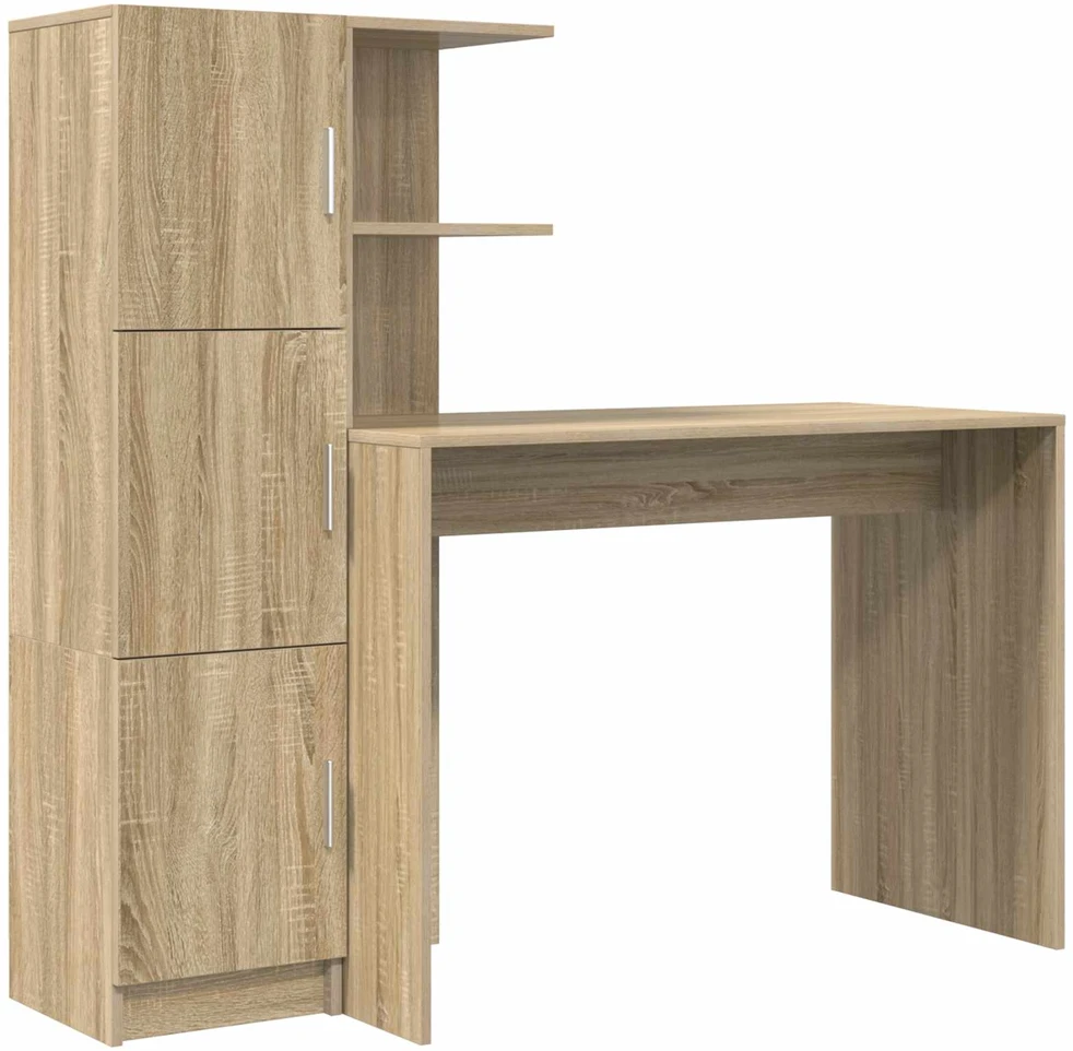 Stalas Sonoma ąžuolas 133.5 x 50 x 124 cm 2 vnt.